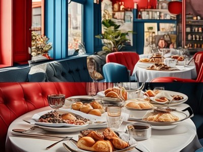 餐饮服务，与双色相遇的精致与体验