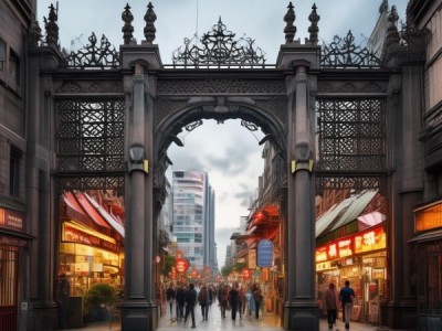 城市门，餐饮服务连接城市的另一扇门