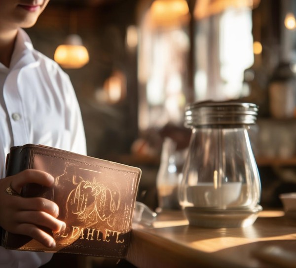 服务员肩负服务本，服务本责任之源